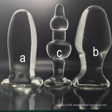 High Quality Sex Toy Glass Anal Plugs for Woman